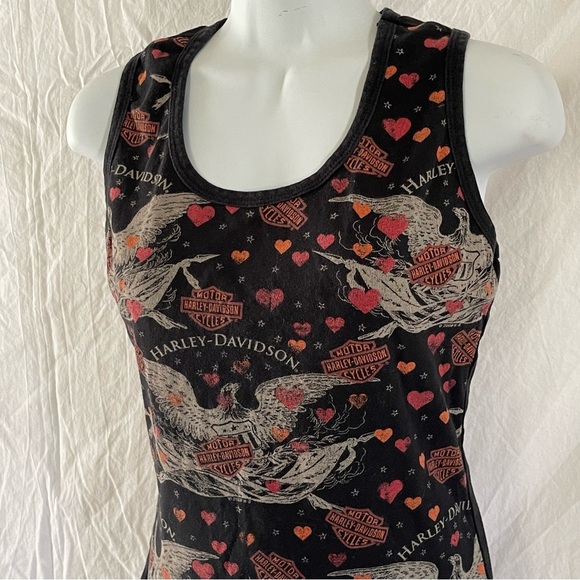 Harley-Davidson black tank top size large - Picture 2 of 7